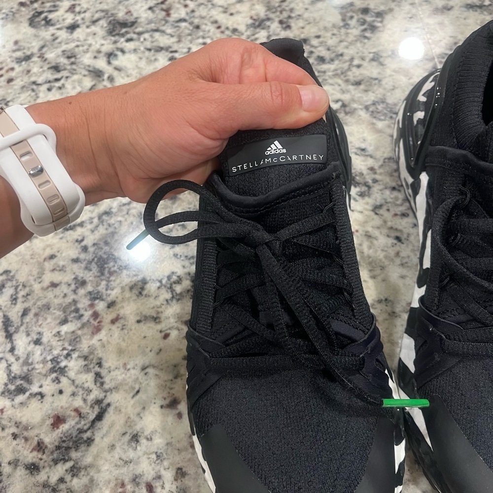 Adidas UltraBOOST 20 Black and White Running Shoes - Stella McCartney edition - Picture 4 of 6